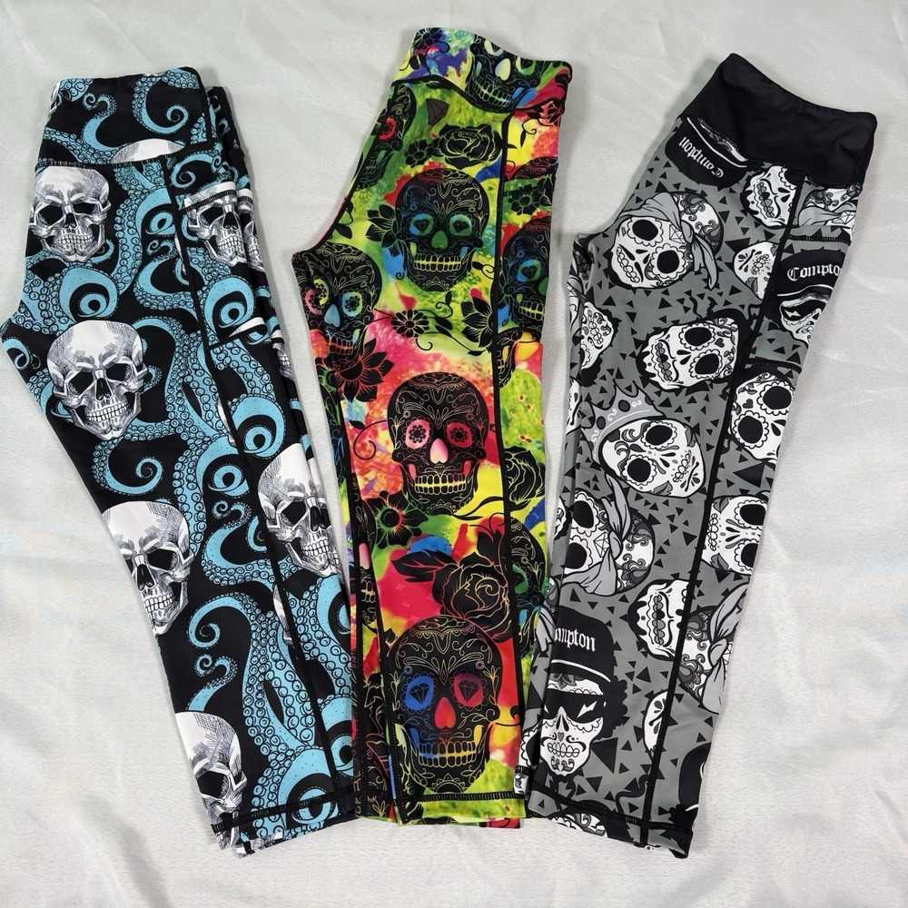 Constantly Varied Gear CVG Lot Size Medium Squat Approved Legging Colorful